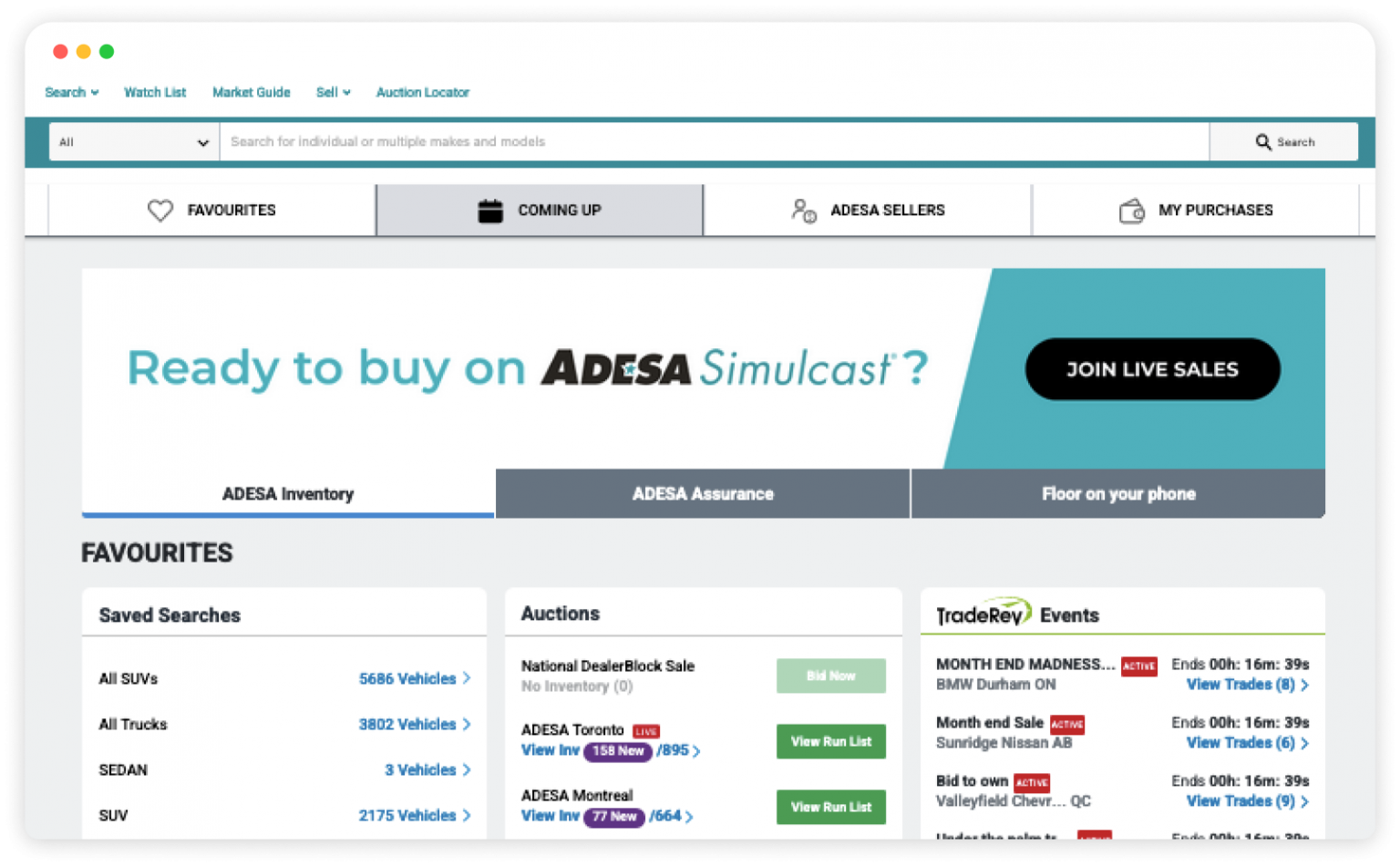 Marketplaces ADESA Canada